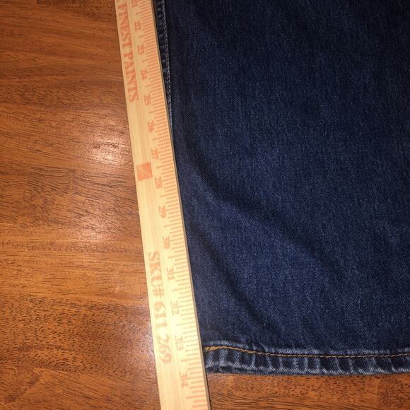 Levi's Men's Dark Blue Jeans 42x34 - Picture 3 of 11